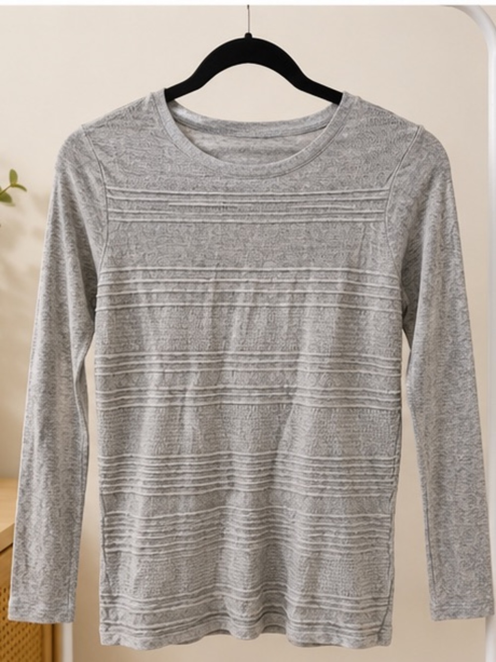 David Bitton Gray Crewneck Knit Sweater